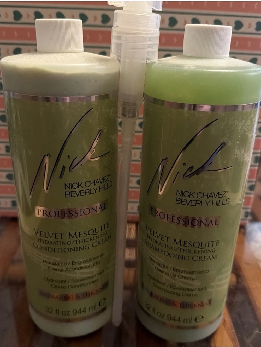 Nick Chavez Beverly Hills Velvet Mesquite Hydrating Shampoo & Conditioner 32 OZ